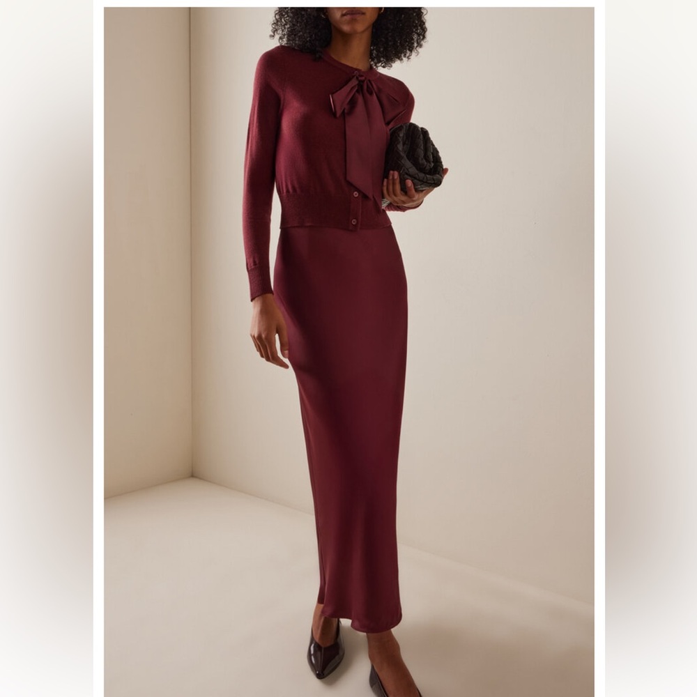 Favorite Daughter Burgundy Maxi Skirt